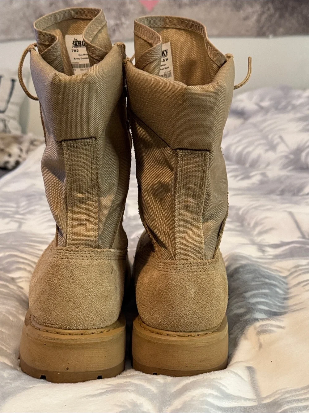 ROCKY US Army Desert Tan Hot Weather Combat Boots